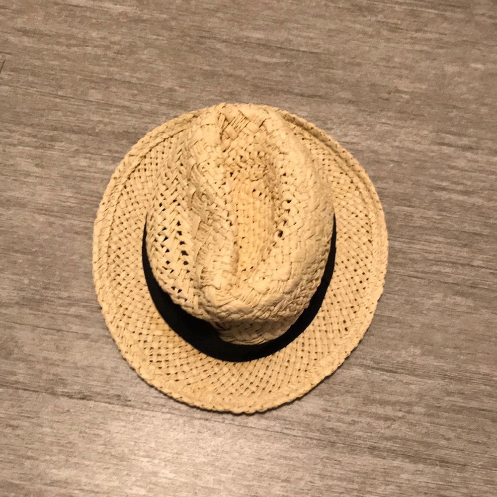 Jcrew straw fedora